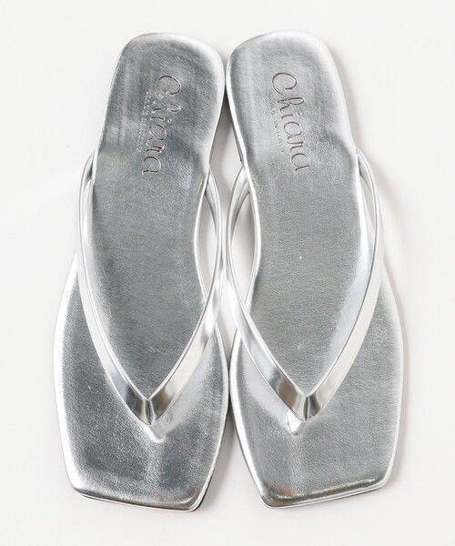 Ray BEAMS（レイビームス）の「CHIARA / トング サンダル（サンダル・レディース・シルバー/ブラック・37/36/39/38）」の6枚目の写真