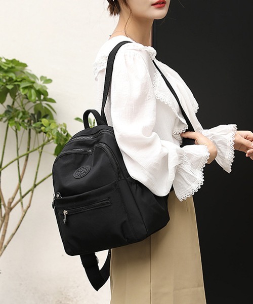 Miniministore(ミニミニストア)の「リュックサック バックパック 軽量 韓国(バックパック/リュック・レディース・ブラック/ブルー・フリー)」の4枚目の写真