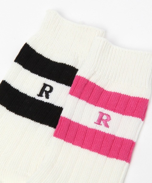 repipi armario(レピピ アルマリオ)の「Rラインリブソックス(ソックス/靴下・キッズ・ホワイト/ピンク/イエロー/ブラック/ブルー/パープル・FREE)」の11枚目の写真