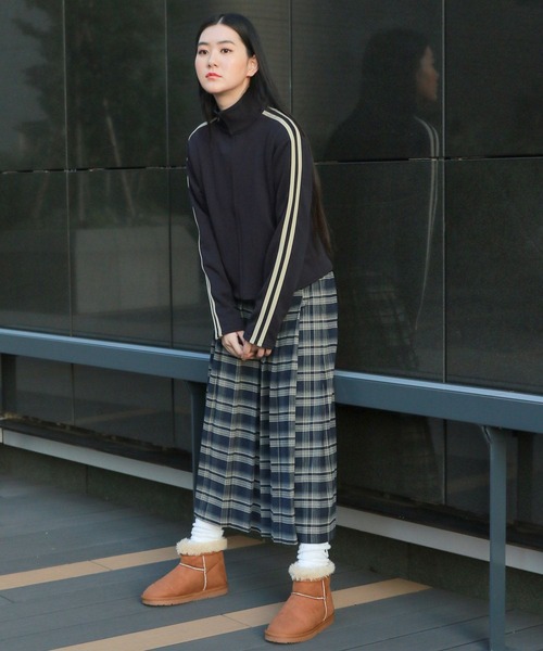 3.3 Field Trip (3.3フィールドトリップ)の「3.3 Field Trip/ラインZIP UP 2995584(Tシャツ/カットソー・レディース・ブラック/ネイビー・FREE)」の3枚目の写真