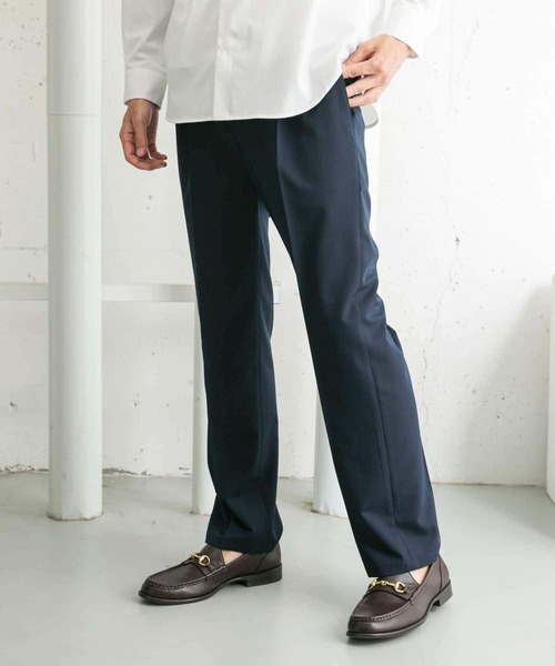 URBAN RESEARCH ROSSO MEN(アーバンリサーチロッソメン)の「『一部WEB限定カラー』『XLサイズあり』ハイパフォーマンスアーバンストレートパンツ(スラックス・メンズ・チャコールグレー/ブラック/モカ/ネイビー・X-LARGE/SMALL/MEDIUM/LARGE)」の7枚目の写真