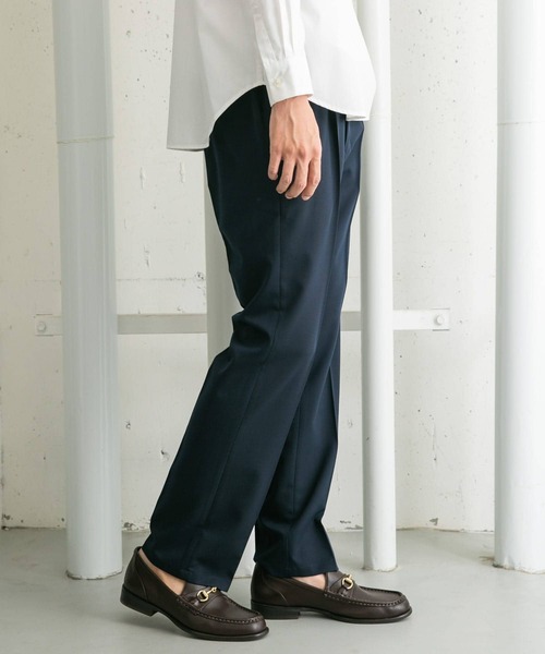 URBAN RESEARCH ROSSO MEN(アーバンリサーチロッソメン)の「『一部WEB限定カラー』『XLサイズあり』ハイパフォーマンスアーバンストレートパンツ(スラックス・メンズ・チャコールグレー/ブラック/モカ/ネイビー・X-LARGE/SMALL/MEDIUM/LARGE)」の8枚目の写真