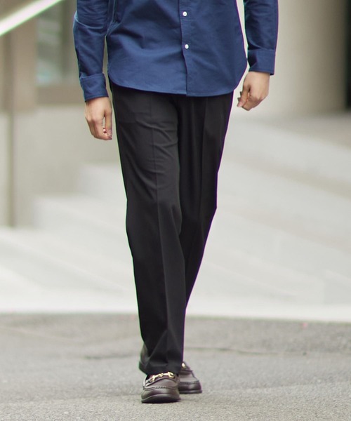 URBAN RESEARCH ROSSO MEN(アーバンリサーチロッソメン)の「『一部WEB限定カラー』『XLサイズあり』ハイパフォーマンスアーバンストレートパンツ(スラックス・メンズ・チャコールグレー/ブラック/モカ/ネイビー・X-LARGE/SMALL/MEDIUM/LARGE)」の21枚目の写真