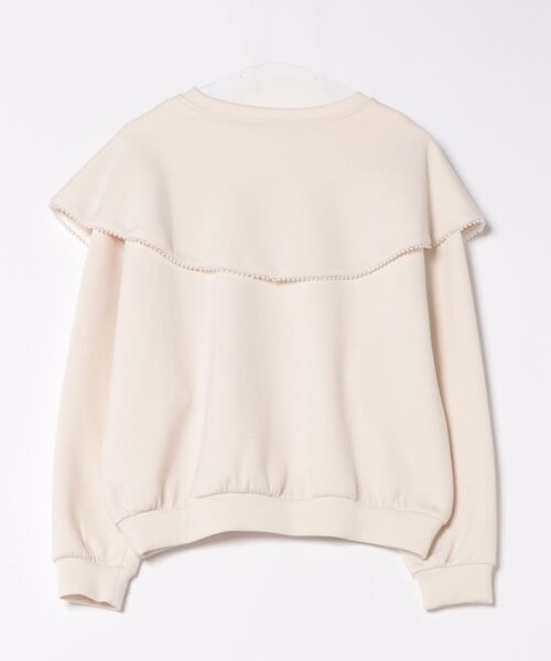 PICCIN(ピッチン)の「【WEB限定】スポンジリバービッグカラープルオーバー(Tシャツ/カットソー・レディース・オフホワイト/ブラック系その他/グレー・S/M/L)」の4枚目の写真