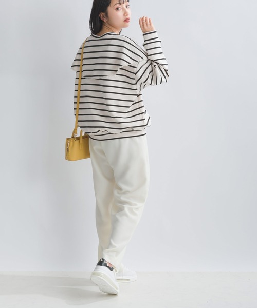 PICCIN(ピッチン)の「【WEB限定】スポンジリバービッグカラープルオーバー(Tシャツ/カットソー・レディース・オフホワイト/ブラック系その他/グレー・S/M/L)」の17枚目の写真