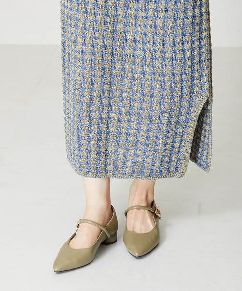 ポインテッドトゥストラップバブーシュ 42110（パンプス）｜WA