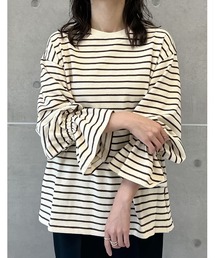 Re:EDIT | [2024SS COLLECTION]キャンディースリーブ天竺プルオーバー(Tシャツ/カットソー)