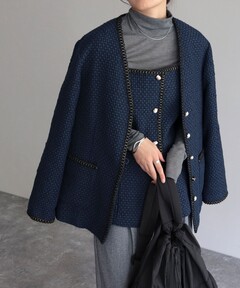 MASU/エムエーエスユー】COSMO ZIP-UP COAT（ステンカラーコート