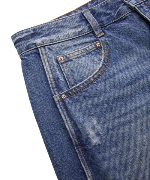 JNBY（ジェーエヌビーワイ）の「Stylized Curved-leg Jeans / カーブジーンズ（デニムパンツ・レディース・ブルー/グレー/ブラック・34/38/36）」の15枚目の写真