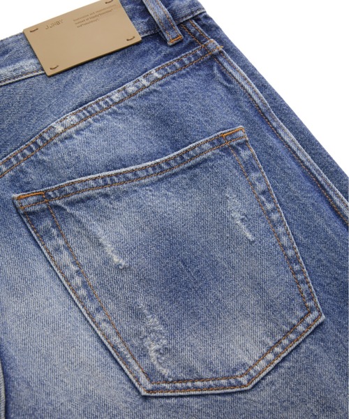 JNBY（ジェーエヌビーワイ）の「Stylized Curved-leg Jeans / カーブジーンズ（デニムパンツ・レディース・ブルー/グレー/ブラック・34/38/36）」の13枚目の写真