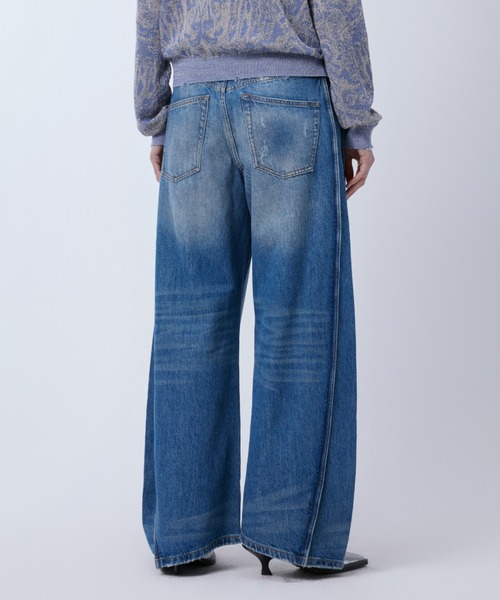 JNBY（ジェーエヌビーワイ）の「Stylized Curved-leg Jeans / カーブジーンズ（デニムパンツ・レディース・ブルー/グレー/ブラック・34/38/36）」の18枚目の写真