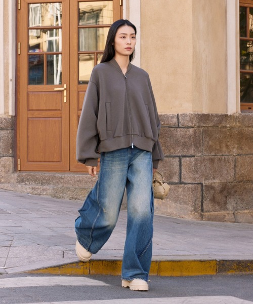 JNBY（ジェーエヌビーワイ）の「Stylized Curved-leg Jeans / カーブジーンズ（デニムパンツ・レディース・ブルー/グレー/ブラック・34/38/36）」の22枚目の写真