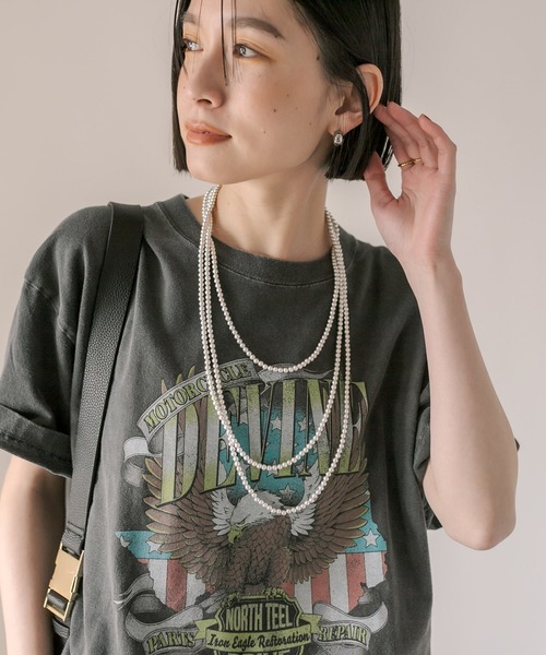 RIVE DROITE(リヴドロワ)の「R.good(アールドットグッド)/miniHOOPピアス(ピアス(両耳用)・レディース・シルバー/ゴールド・FREE)」の7枚目の写真