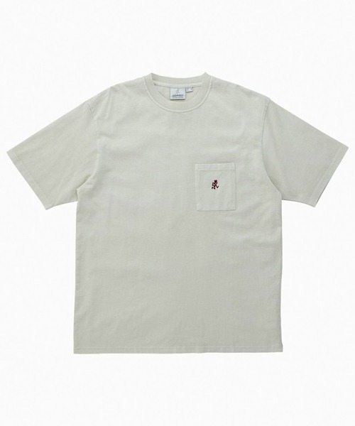 Gramicci(グラミチ)の「GRAMICCI/グラミチ 半袖Tシャツ レギュラーシルエット オーガニックコットン G304-OGJ(Tシャツ/カットソー・メンズ・ブルーグレー/スミクロ/ストーン/ホワイト/ヘザーグレー/カーキ・XL/L/M)」の9枚目の写真