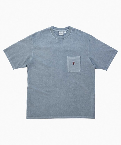 Gramicci(グラミチ)の「GRAMICCI/グラミチ 半袖Tシャツ レギュラーシルエット オーガニックコットン G304-OGJ(Tシャツ/カットソー・メンズ・ブルーグレー/スミクロ/ストーン/ホワイト/ヘザーグレー/カーキ・XL/L/M)」の11枚目の写真