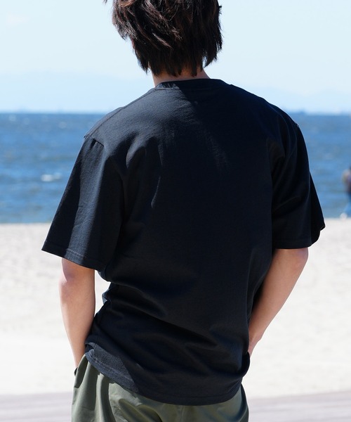 Gramicci(グラミチ)の「GRAMICCI/グラミチ 半袖Tシャツ レギュラーシルエット オーガニックコットン G304-OGJ(Tシャツ/カットソー・メンズ・ブルーグレー/スミクロ/ストーン/ホワイト/ヘザーグレー/カーキ・XL/L/M)」の19枚目の写真
