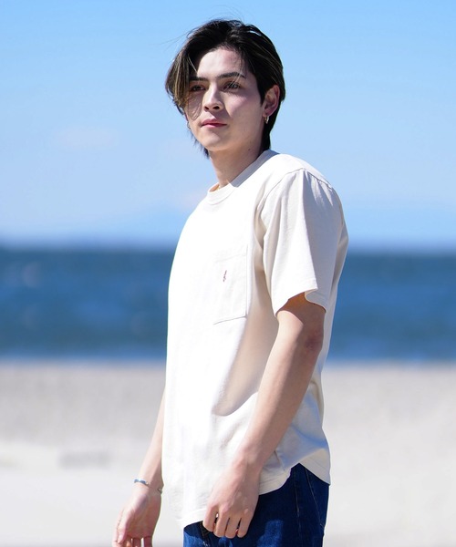 Gramicci(グラミチ)の「GRAMICCI/グラミチ 半袖Tシャツ レギュラーシルエット オーガニックコットン G304-OGJ(Tシャツ/カットソー・メンズ・ブルーグレー/スミクロ/ストーン/ホワイト/ヘザーグレー/カーキ・XL/L/M)」の13枚目の写真