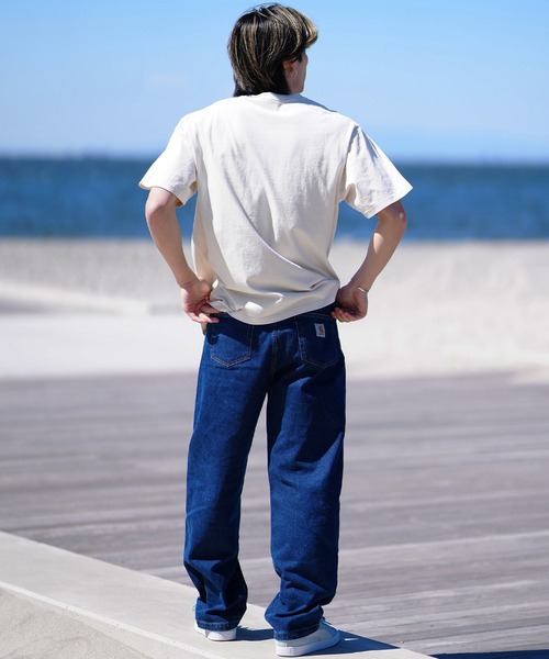 Gramicci(グラミチ)の「GRAMICCI/グラミチ 半袖Tシャツ レギュラーシルエット オーガニックコットン G304-OGJ(Tシャツ/カットソー・メンズ・ブルーグレー/スミクロ/ストーン/ホワイト/ヘザーグレー/カーキ・XL/L/M)」の16枚目の写真