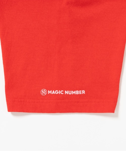 MAGIC NUMBER（マジック ナンバー）の「【MAGIC NUMBER】STOCK LOGO US COTTON T-SHIRT（Tシャツ/カットソー・メンズ・ホワイト/レッド/ブラック・MEDIUM/LARGE/X-LARGE）」の12枚目の写真