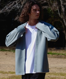 Blue Standard （ブルースタンダード）の「【BLUE STANDARD/ブルースタンダード】 ダンボール ボタンレスカーディガン（カーディガン/ボレロ）」