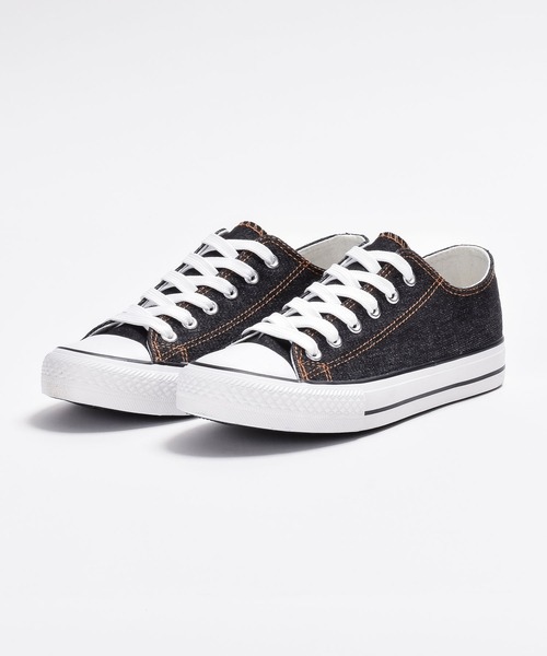 SVEC（シュベック）の「キャンバス スニーカー / ローカット（スニーカー・レディース・ブルー/ブラック系その他2/その他/ナチュラル/ブラック系その他/ベージュ・35/36/37/38/39/40/41/42/43/44/45/46）」の2枚目の写真