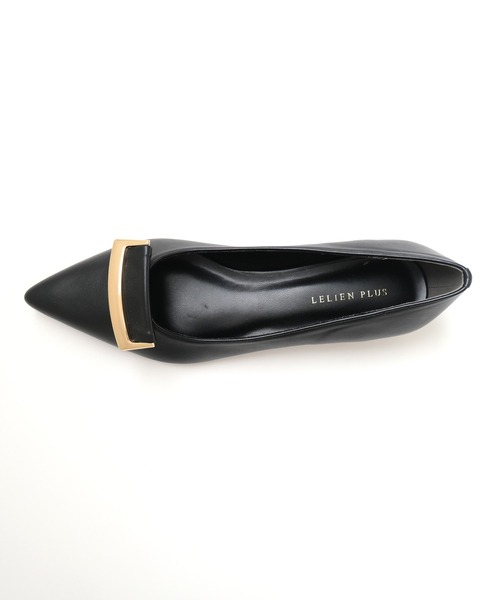 AmiAmi(アミアミ)の「ゴールドモチーフポインテッドトゥパンプス(パンプス・レディース・ブラック/アイボリー/グレイッシュベージュ・S/M/L/LL)」の17枚目の写真