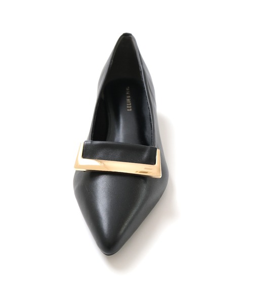 AmiAmi(アミアミ)の「ゴールドモチーフポインテッドトゥパンプス(パンプス・レディース・ブラック/アイボリー/グレイッシュベージュ・S/M/L/LL)」の16枚目の写真