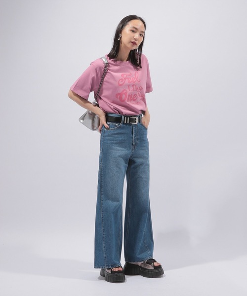 PAGEBOY(ページボーイ)の「アートロゴTシャツ(Tシャツ/カットソー・レディース・ブラック/オフホワイト/コーラルピンク・FREE)」の15枚目の写真