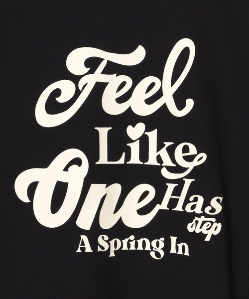 PAGEBOY(ページボーイ)の「アートロゴTシャツ(Tシャツ/カットソー・レディース・ブラック/オフホワイト/コーラルピンク・FREE)」の11枚目の写真