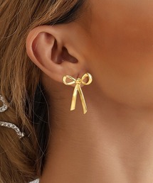 F&D : メタルリボンピアス