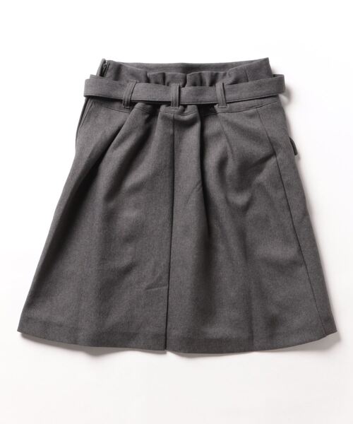 NICOLE CLUB（ニコル クラブ）の「ジップデザイン台形スカート
