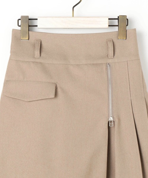 NICOLE CLUB（ニコル クラブ）の「ジップデザイン台形スカート