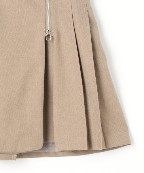 NICOLE CLUB（ニコル クラブ）の「ジップデザイン台形スカート