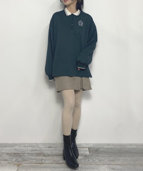 13500円新品♡スコットクラブ購入♡サイドジップ デザインスカート♡ NICOLE CLUB（ニコル クラブ）の「ジップデザイン台形スカート