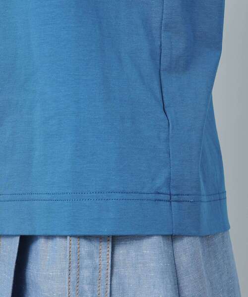 UNTITLED（アンタイトル）の「◆フレンチスリーブTシャツ（Tシャツ/カットソー・レディース・ブラック/ブルーグリーン/オフホワイト・00/02/44/48/04）」の10枚目の写真