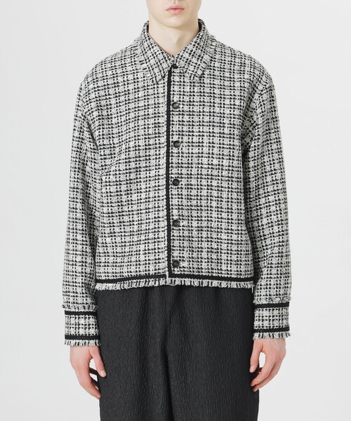 LOVELESS(ラブレス)の「ファニーツイードブルゾン(ブルゾン・メンズ・ブラック/ホワイト系その他・M/L)」の5枚目の写真