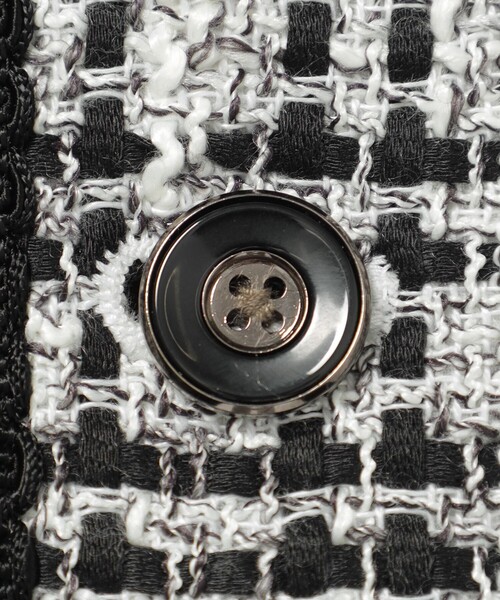 LOVELESS(ラブレス)の「ファニーツイードブルゾン(ブルゾン・メンズ・ブラック/ホワイト系その他・M/L)」の9枚目の写真