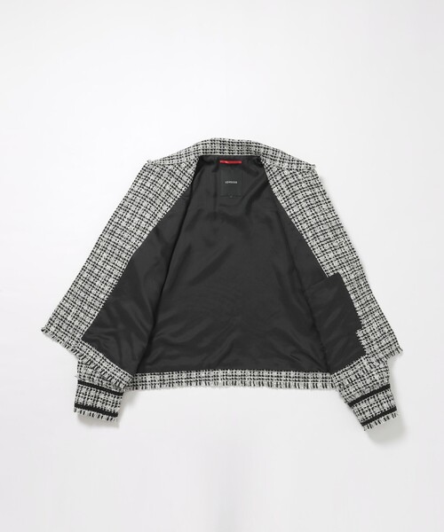 LOVELESS(ラブレス)の「ファニーツイードブルゾン(ブルゾン・メンズ・ブラック/ホワイト系その他・M/L)」の10枚目の写真