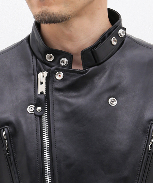Schott(ショット)の「【Schott / ショット】DOUBLE BREAST RIDERS JACKET(ライダースジャケット・メンズ・ブラック・MEDIUM/LARGE/X-LARGE)」の21枚目の写真