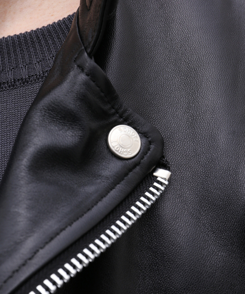 Schott(ショット)の「【Schott / ショット】DOUBLE BREAST RIDERS JACKET(ライダースジャケット・メンズ・ブラック・MEDIUM/LARGE/X-LARGE)」の4枚目の写真