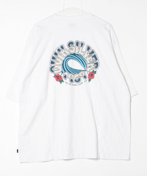 Quiksilver(クイックシルバー)の「QUIKSILVER/クイックシルバー Tシャツ 半袖 バックプリント クルーネック ルーズシルエット ピグメント加工 QST242005(Tシャツ/カットソー・メンズ・ネイビー/ホワイト/イエロー・M/L)」の22枚目の写真