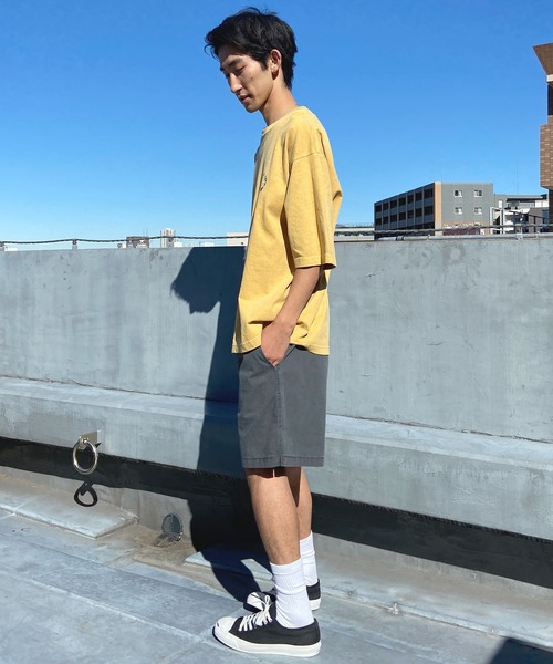 Quiksilver(クイックシルバー)の「QUIKSILVER/クイックシルバー Tシャツ 半袖 バックプリント クルーネック ルーズシルエット ピグメント加工 QST242005(Tシャツ/カットソー・メンズ・ネイビー/ホワイト/イエロー・M/L)」の17枚目の写真