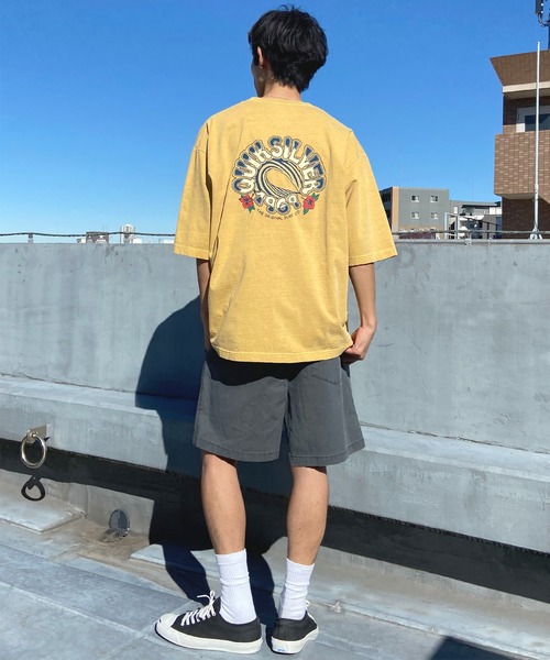 Quiksilver(クイックシルバー)の「QUIKSILVER/クイックシルバー Tシャツ 半袖 バックプリント クルーネック ルーズシルエット ピグメント加工 QST242005(Tシャツ/カットソー・メンズ・ネイビー/ホワイト/イエロー・M/L)」の18枚目の写真