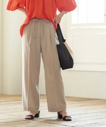 ◆≪6color≫ 着丈が選べる！美脚イージーワイドパンツ/セットアップ対応【ストレッチ/防シワ/洗濯機洗い可】