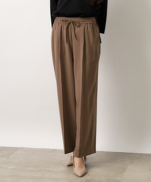 OPAQUE.CLIP(オペークドットクリップ)の「◆≪6color≫ 着丈が選べる!美脚イージーワイドパンツ/セットアップ対応【ストレッチ/防シワ/洗濯機洗い可】(その他パンツ・レディース・ベージュ/ブルー系その他/ライトグレー/グリーン系その他5/ダークブラウン系7/ブラック・42/40/38/36/34/03/02/01)」の18枚目の写真
