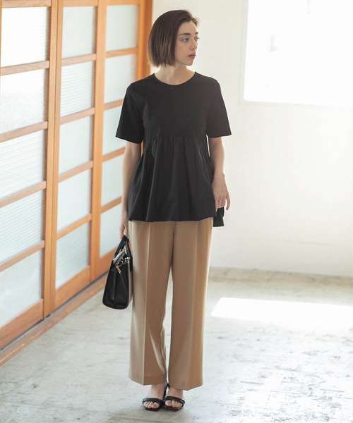 美品】カディアンドコー ハーフジップハイウエストコットン