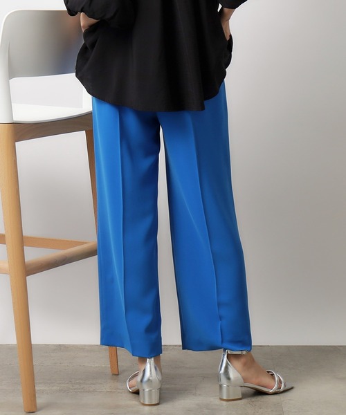 OPAQUE.CLIP(オペークドットクリップ)の「◆≪6color≫ 着丈が選べる!美脚イージーワイドパンツ/セットアップ対応【ストレッチ/防シワ/洗濯機洗い可】(その他パンツ・レディース・ベージュ/ブルー系その他/ライトグレー/グリーン系その他5/ダークブラウン系7/ブラック・42/40/38/36/34/03/02/01)」の8枚目の写真