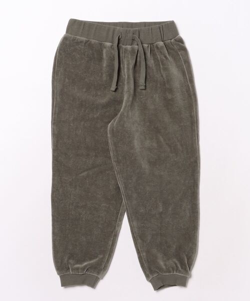 Quincy Mae Velour Relaxed Sweatshirt || Forest main image 0