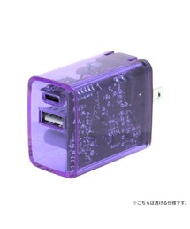 Hamee | Melia クリアAC充電器 Type-A&Type-C 2ポートPD対応(スマホグッズ)