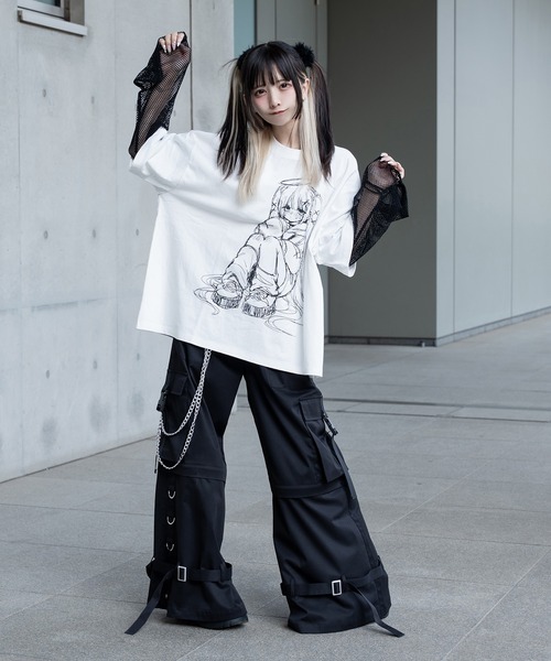 Pal elfy（パルエルフィー）の「パッチ付きカッティングパンツ（その他